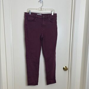 KanCan Skinny Jeans in Deep Wine Plum 32